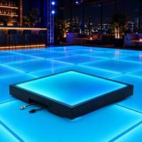 Panneau LED RGB 50x50cm étanche pour éclairage paysager arc-en-ciel, idéal pour les festivals modernes, les places publiques et les dalles de parcs