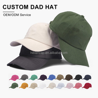 Gorra de Béisbol Personalizada de Alta Calidad, de Algodón, Lisa, con Logotipo Bordado, Suave, de 6 Paneles, Lavada, para Hombre, Sin Estructura, Ajustable, Estilo Dad Hat