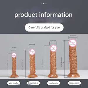 Mini Tragbarer Weiblicher Masturbator Realistischer <span class=keywords><strong>Penis</strong></span>-Imitat Sicherer Sexartikel Weiche Fleshlight in Lederhose Manuell für Frauen - Product Image 4