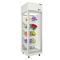 Réfrigérateur commercial à porte vitrée pour exposition florale, refroidisseur de fleurs pour fleuriste