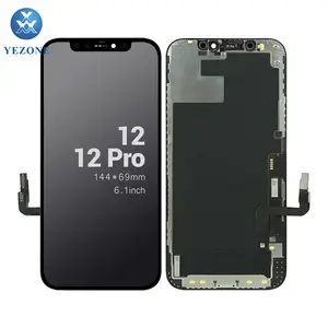 מקורי חדש OLED LCD תצוגת מסך מגע Digitizer עצרת החלפה עבור iPhone X XR XS 11 12 12Pro lcd