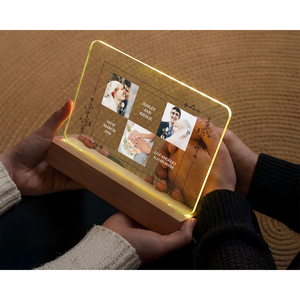 Lampe photo personnalisée, plaque musicale, <span class=keywords><strong>cadeau</strong></span> personnalisé pour elle, décoration intérieure - Product Image 4