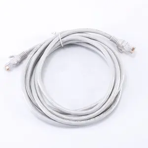 Bulk cheap in stock Computer laptop Solid Patch Cord waterproof top speeds network cable with gold plated rj45 connector