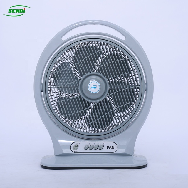 SENBI Strong Wind 14 Inch Portable Electric Fan Box Fan with Timer