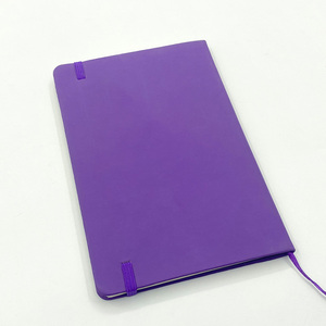 Carnet de notes en cuir PU à couverture rigide avec logo personnalisé imprimé A7 A6 A5, agenda annuel pour l'école et les cadeaux - Product Image 2