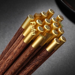 Juego de Palillos Reutilizables de Madera, Hechos a Mano, Naturales y Saludables, de Madera de Hierro, para Cocina, <span class=keywords><strong>Restaurante</strong></span>, Fideos, Comida Asiática - Product Image 4