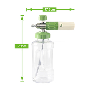 Mới rửa xe bọt pháo đầy đủ 304 thép không gỉ <span class=keywords><strong>Lance</strong></span> 1/4 "QC với điều chỉnh tuyết bọt <span class=keywords><strong>Lance</strong></span> chai trong suốt - Product Image 4