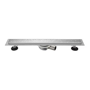 <span class=keywords><strong>Rejilla</strong></span> de drenaje de suelo <span class=keywords><strong>para</strong></span> baño moderna de 10 pulgadas y 360 grados, de acero inoxidable 304, con filtro <span class=keywords><strong>para</strong></span> bañeras y duchas lineales, con brida - Product Image 4