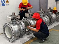 Vanne à boisseau sphérique demi-ouïe 16 pouces à bride, en acier inoxydable 304 316 CF8M, WCB, en fonte de carbone, pour l'industrie pétrolière et gazière, avec coussinet de montage manuel OEM, conforme ASME ISO5211