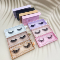 Fournisseur de cils en vison 3D classiques et volumineux, cils en vison 5D réels, bande complète de cils en vison, vente en gros