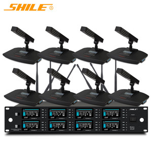 ระบบไมโครโฟนประชุมไร้สาย Shile รุ่น SH-29 UHF 8 ช่องสัญญาณ สำหรับใช้ในห้องประชุมและโรงเรียน - Product Image 1