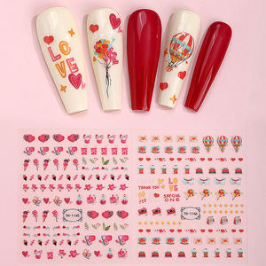 Decoraciones de <span class=keywords><strong>Uñas</strong></span> Autoadhesivas de Alta Calidad, Calcomanías de Papel para <span class=keywords><strong>Uñas</strong></span> con Diseños Románticos y de <span class=keywords><strong>Amor</strong></span> para el Día de San Valentín - Product Image 4