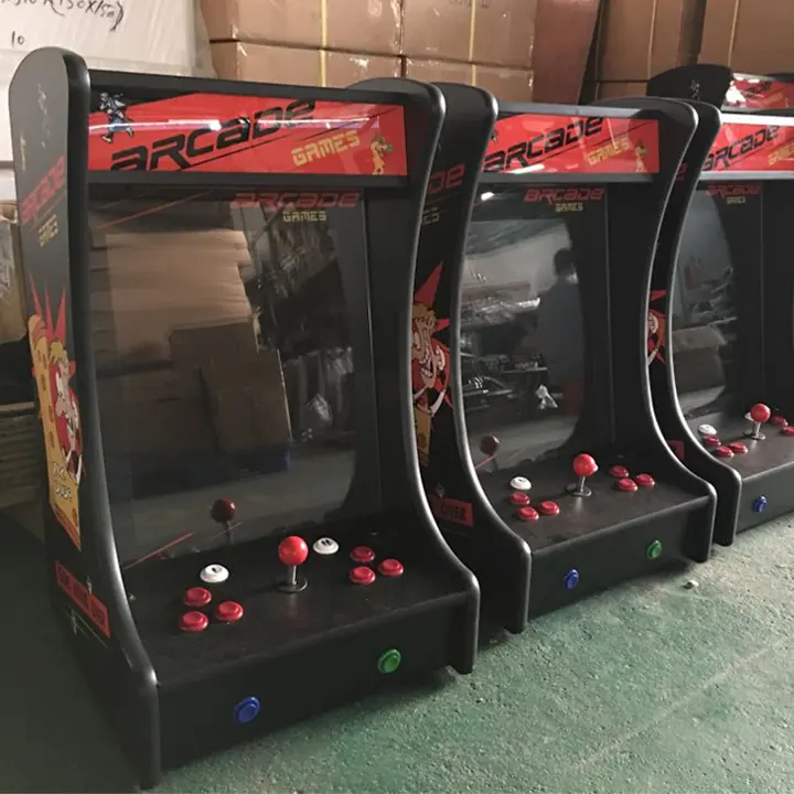 Totem 2 jogadores preto vídeo clássico videogame clássico Arcade Machine