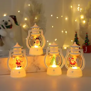 LED giáng sinh trang trí đèn gió đèn Santa Claus Snowman LED ánh sáng cho Giáng sinh vui vẻ Đèn quà tặng giáng sinh trang trí