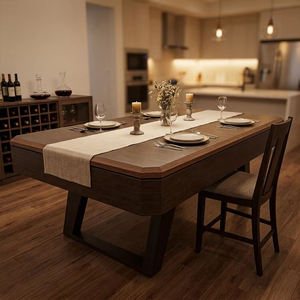 Mesa de Billar Moderna, Minimalista y Opulenta de 7, 8 y 9 pies, Hecha a Mano, de Lujo, Adecuada para la Decoración <span class=keywords><strong>Interior</strong></span> de Villas - Product Image 1