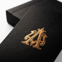 Feuille d'or personnalisée pour cartes à jouer de qualité supérieure avec boîte cadeau rigide pour jeux de société et promotion hôtelière