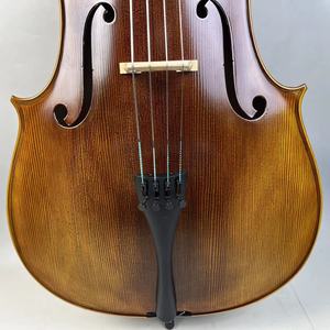 Violín Artesanal con Patrón Mate, Tapa <span class=keywords><strong>de</strong></span> Abeto para <span class=keywords><strong>Violonchelo</strong></span>, Fondo y Lados <span class=keywords><strong>de</strong></span> Madera Maciza <span class=keywords><strong>de</strong></span> Arce, Diapasón <span class=keywords><strong>de</strong></span> Ébano, Cuerdas <span class=keywords><strong>de</strong></span> <span class=keywords><strong>Fibra</strong></span> <span class=keywords><strong>de</strong></span> <span class=keywords><strong>Carbono</strong></span> - Product Image 2