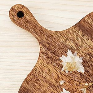 Planches à découper en bois avec poignées en noyer, style <span class=keywords><strong>vintage</strong></span>, écologiques, nouveau produit, vente chaude, logo OEM, restaurant nordique, unique - Product Image 3