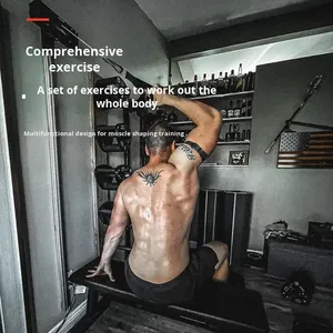 Inean có thể điều chỉnh sức đề kháng ban nhạc huấn luyện viên nhà tập thể dục sức mạnh tập thể dục tập thể dục cơ thể kéo dài chèo kéo thiết bị chân công cụ dây - Product Image 3