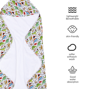 Serviettes de bain pour bébé en bambou 100% personnalisées avec capuche, cape de bain pour tout-petit, robe de bain, couverture enveloppante pour nouveau-né, absorbante, robe de bain à capuche - Product Image 4