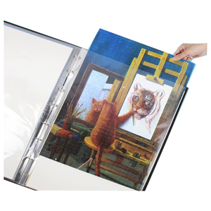 Classeur de collection de posters <span class=keywords><strong>A0</strong></span> à feuilles mobiles, personnalisé, avec 10, 20 ou 30 pochettes transparentes pour affichage de pages - Product Image 5
