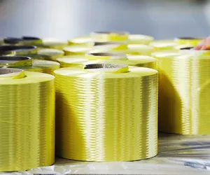 Factory Price High Strength High Temperature Resistance Yellow Aramid Yarn 200d-1500d 3000d Kevlars Yarn Price