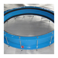 Accouplement flexible en fonte ductile avec raccord à bride, modèle DN50mm-DN2000mm, pour systèmes d'alimentation en eau et d'évacuation, et l'industrie pétrolière et gazière