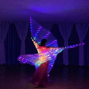 Ánh sáng lên <span class=keywords><strong>LED</strong></span> Isis cánh múa bụng Carnival <span class=keywords><strong>Rave</strong></span> trang phục outfitsfor phụ nữ người lớn - Product Image 3