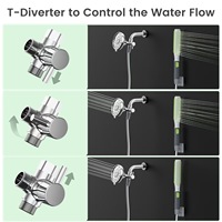 Nouvel Arrivage Offre Spéciale Brosse de Bain pour Animaux en ABS Écologique avec Tête de Douche et Peigne de Massage, Outil de Nettoyage et de Toilettage Multifonctionnel pour Chiens
