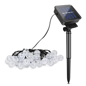 <span class=keywords><strong>Guirlande</strong></span> <span class=keywords><strong>solaire</strong></span> à 30 LED étanche pour extérieur, lanterne boule de cristal IP65, avec lumières féériques, décoration de jardin de Noël - Product Image 5