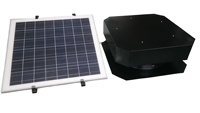 Ventilateur de ventilation solaire pour grenier 120W, extracteur d'air, ventilateur d'évacuation industriel, max 6618 CFM, élimine l'excès de chaleur et d'humidité