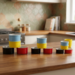 ชุดชามเซรามิกสำหรับรับประทานอาหาร ทำเทียน ร้านอาหาร และเป็นของขวัญ - Product Image 2