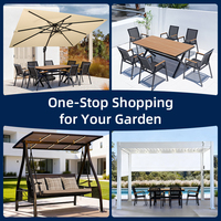 Ensemble de table pliante en fer et verre de luxe moderne, résistant aux intempéries, pour terrasse extérieure, balcon, bistrot, parc et hôtel