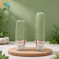 Flacon pompe airless inversé 30ml 50ml en acrylique pour cosmétiques : sérum, fond de teint, crème solaire