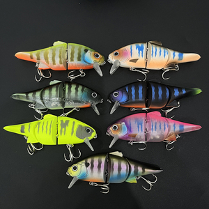 Esca Artificiale Articolata 115MM 30G Galleggiante Swimbait Lipless Crankbait Wobbler Minnow per Pesca a Spigola e <span class=keywords><strong>Luccio</strong></span> - Product Image 2