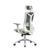 Chaise de bureau ergonomique B60, nouvelle conception moderne, avec dossier en maille verte, pour un confort optimal – Mobilier essentiel