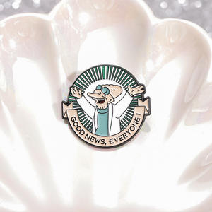 Insigne en métal <span class=keywords><strong>de</strong></span> la série Creative Experiment Success Cartoon Doctor Broche en métal Épingles en émail - Product Image 4