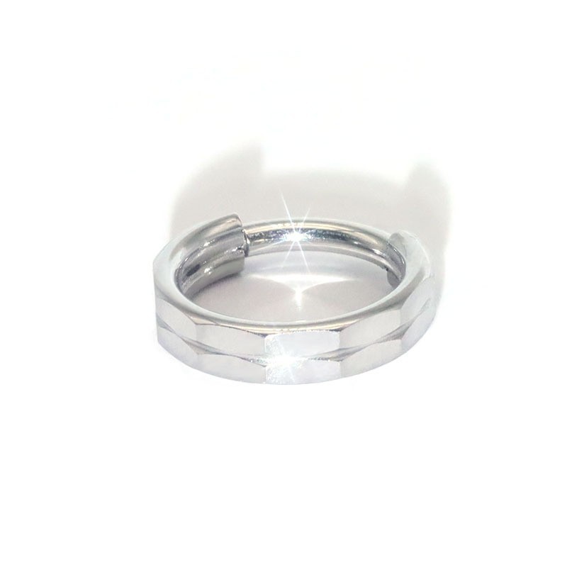 Bague couleur acier