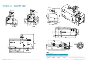 Pompe à vide à vis sèche intelligente Copco DWS VSD série DWS750VSD - Product Image 6