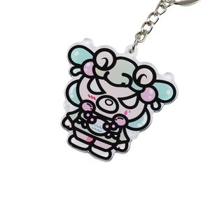 Customized Acrylic <b>Keychains</b> for Cartoon and <b>Anime</b>, Transparent Display Boards for Peripheral Use, Key Chains for Customization. - Product Image 1