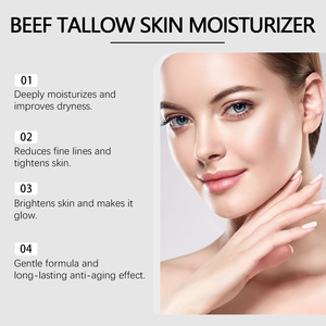 Crema Hidratante de Sebo OEM/ODM, Cuidado Suave de la Piel, Piel Naturalmente Elástica y Suave, Refina los Poros, Crema Facial Hidratante de Belleza - Product Image 3