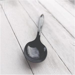 Boardwalk Mediumweight Black Polypropylene Disposable <b>Soup</b> <b>Spoon</b> 1000/Carton - Product Image 4