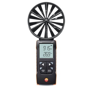 Anémomètre portatif Testo 417, mesure de la vitesse du vent et de la température, précision 0,3 20 M S, résolution 0,1 M S - Product Image 2