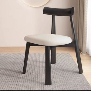 Sillas de <span class=keywords><strong>Comedor</strong></span> Nórdicas de Madera Maciza, Estilo Italiano Moderno, Respaldo de Madera Minimalista para Hogar, Hotel y Restaurante, Nuevo Estilo L032 - Product Image 3