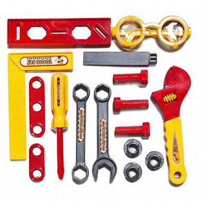 Ensemble d'outils d'atelier créatif, établi en bois, boîte à outils, jouet d'ingénieur, perceuse, construction, jeu de simulation, activité éducative, jouet - Product Image 1
