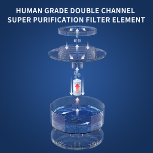 Alimentador automático para mascotas, dispensador inteligente de comida para mascotas de gran capacidad de 8L, <span class=keywords><strong>bebedero</strong></span> automático para perros y gatos con cuenco de acero inoxidable - Product Image 3