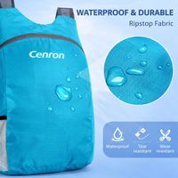 Mochila Plegable de Poliéster Ligera de Gran Capacidad CL BA-7002, Cierre de Cremallera, Diseño Impermeable y Duradero, Promociones