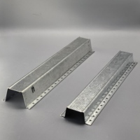 Lames de toiture modernes en acier galvanisé australien de 24 mm, perforées cycloniques, type chapeau haut, ignifuges