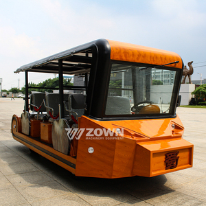 Autobús Turístico Eléctrico ZOWN de 8 Asientos, Techo Abierto, Color Naranja, Uso en Exteriores - Product Image 6