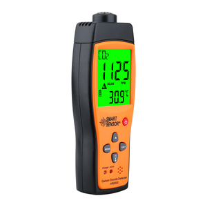 Détecteur de gaz CO2 professionnel avec alarme sonore et lumineuse, moniteur de qualité de l'air intérieur haute précision - Product Image 3